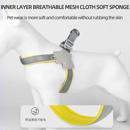 Arnés Reflectante para Perros y Gatos – Antitirones, Ajustable y Cómodo, Ideal para Pug, Chihuahua, Bulldog y Cachorros  Rusoft Innovation