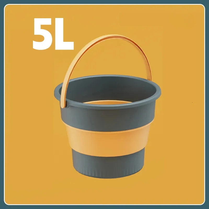 Cubeta Plegable Portátil 5/10/17L – Camping, Pesca y Hogar  Rusoft Innovation