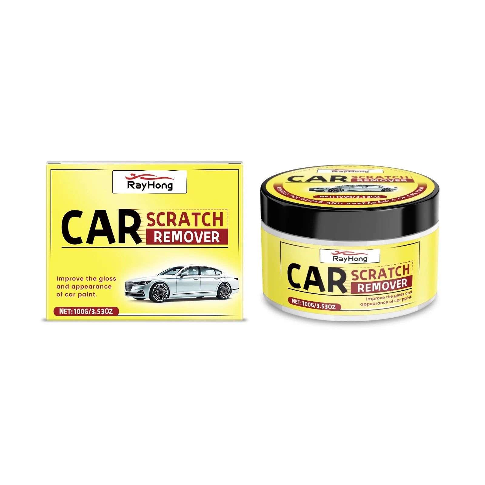 Car Scratch Repair Wax - Removes Scratches, Rust Stains & Polishes, Auto Paint Protection & Care For Professional Results  Rusoft Innovation