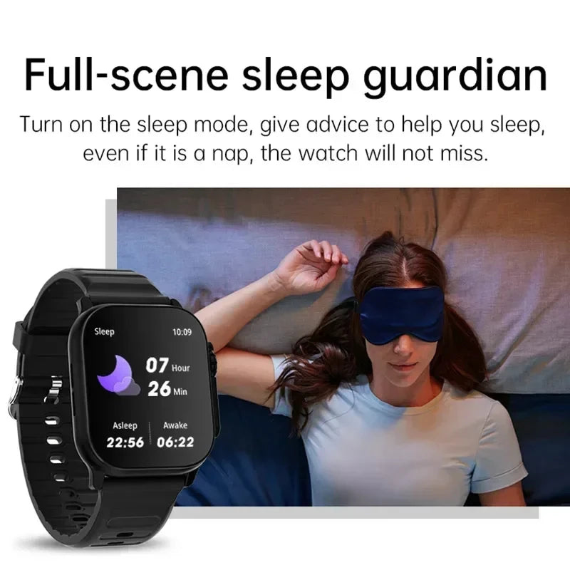 Smartwatch LAXASFIT T900Ultra – Reloj Inteligente con Bluetooth, Llamadas, Alertas de Mensajes, Monitor de Ritmo Cardíaco y Funciones Deportivas para Android e iOS  Rusoft Innovation