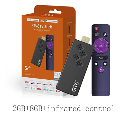Global Version Android 13 G96 TV Stick 8K HDR Portable Streaming Media 2GB16GB Allwinner H313 Quad Core Multi Language TV Dongle  Rusoft Innovation