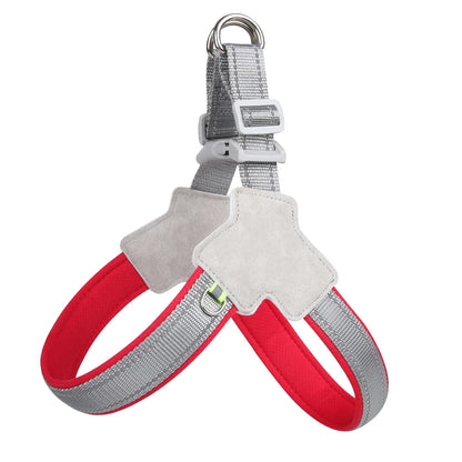 Arnés Reflectante para Perros y Gatos – Antitirones, Ajustable y Cómodo, Ideal para Pug, Chihuahua, Bulldog y Cachorros  Rusoft Innovation