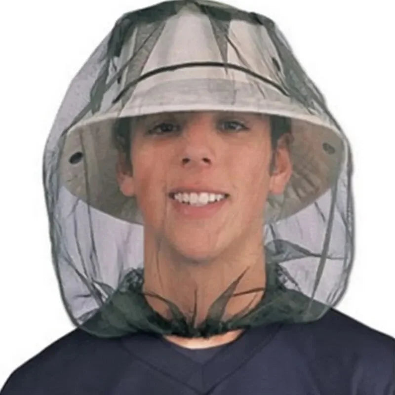Sombrero de Pesca Antimosquitos con Red Protectora – Gorro Transpirable y Ajustable para Hombres y Mujeres, Ideal para Camping, Senderismo y Viajes al Aire Libre  Rusoft Innovation