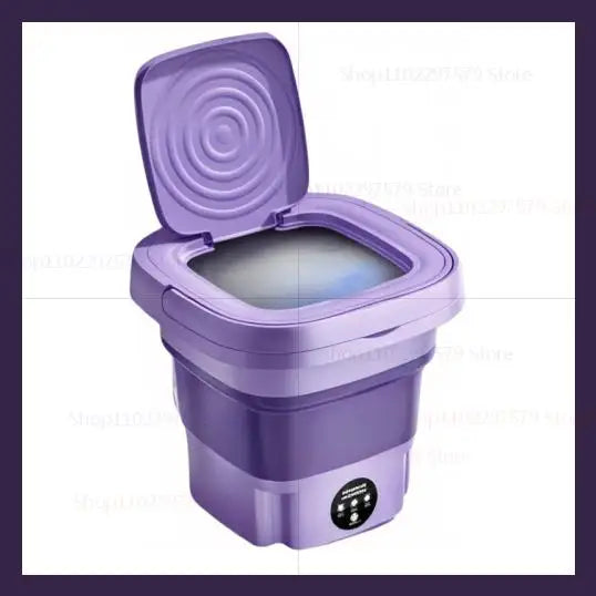 Mini Lavadora Portátil 8L – Ideal para Dormitorios, Viajes y Ropa Delicada  Rusoft Innovation