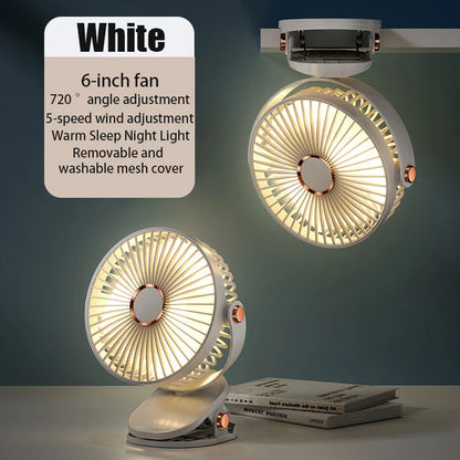 Ventilador Portátil Recargable con Clip – Frescura en Cualquier Lugar  Rusoft Innovation