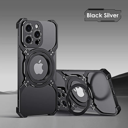 Funda Magnética 360° de Metal – Soporte y Protección para iPhone 13/14/15 Pro Max  Rusoft Innovation