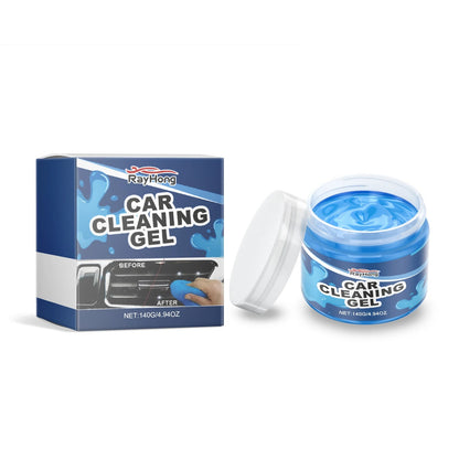 Car Cleaning Gel - Multi-Purpose Soft Adhesive For Air Vents & Interior Crevices, Dust Remover For Vehicle Care (147g)  Rusoft Innovation