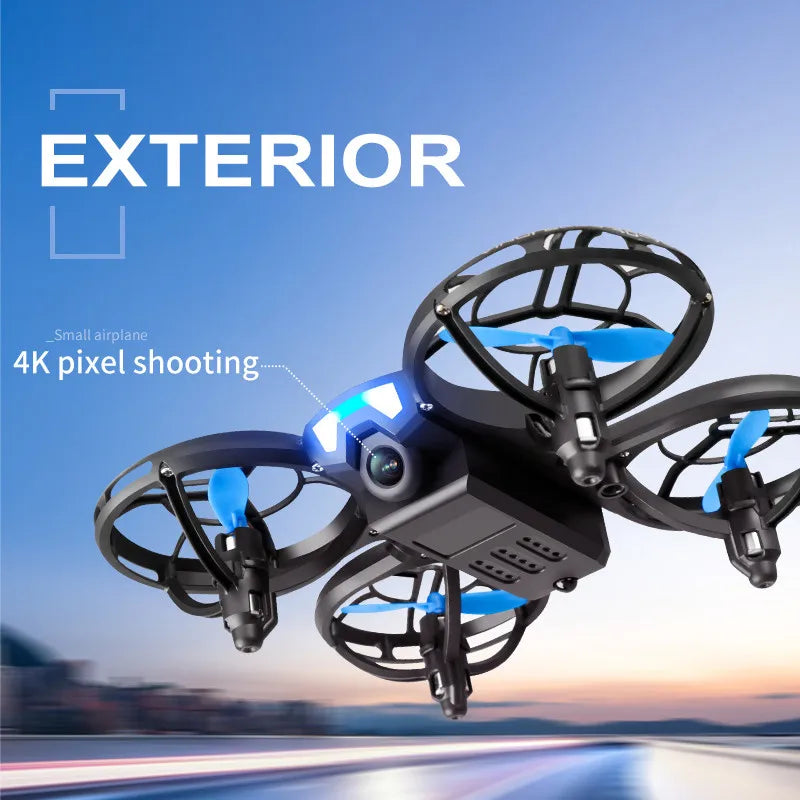 Drone V8 Mini 4K con Cámara HD 1080P Gran Angular – WiFi FPV, Altura Estable y Diseño Plegable para Niños y Principiantes  Rusoft Innovation