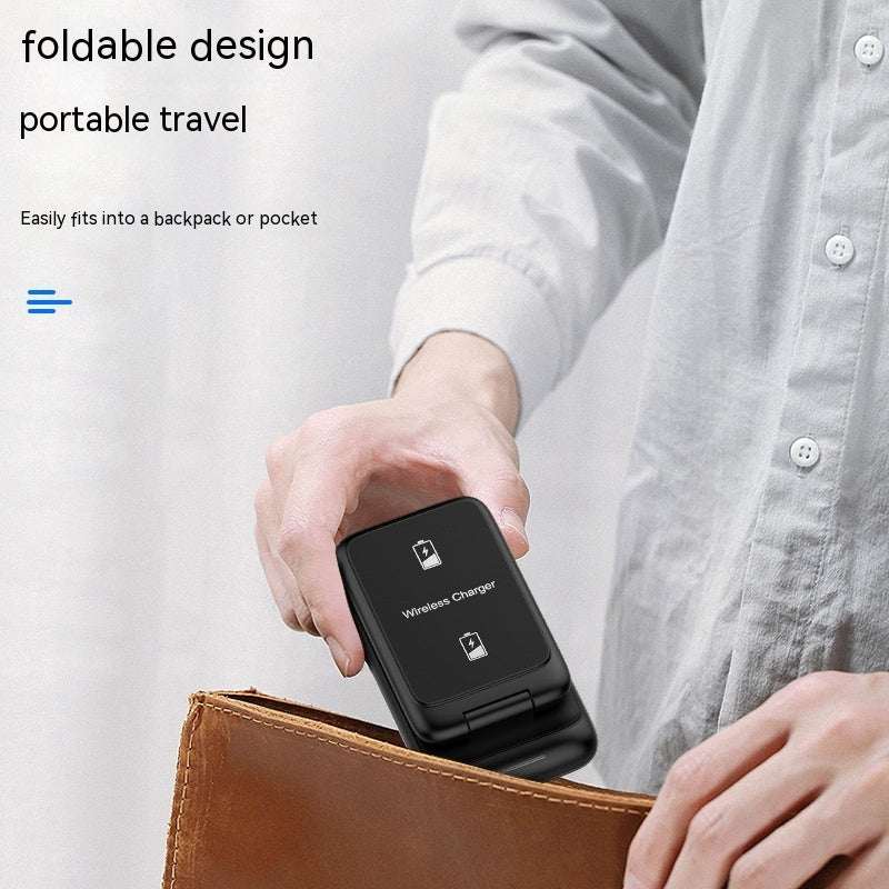 3-in-1 Wireless Charger Foldable Removable Charger Rusoft Innovation