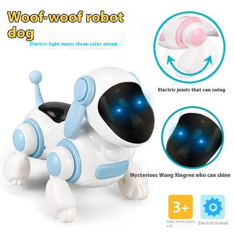 Perro Eléctrico Educativo para Niños – Camina, Música y Luz LED Rusoft Innovation