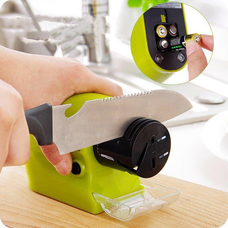 Electric Sharpener Kitchen Fruit Knife Scissors Quick Rusoft Innovation