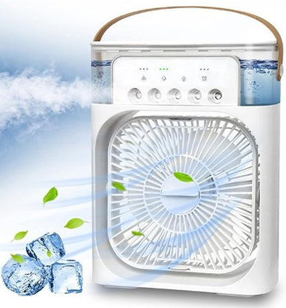 Cooling Fan with Ice – Portable Personal Air Cooler, USB Powered, UAE Shipping Rusoft Innovation