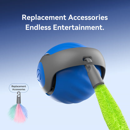 2025 Smart Interactive Cat Ball,Type-C Rechargeable Interactive Cats Toy,Automatic Cat Teaser Toy,Pet Supplies,New Year Gift Rusoft Innovation