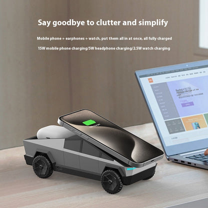 Multifunctional Three-in-one Wireless Charger Rusoft Innovation