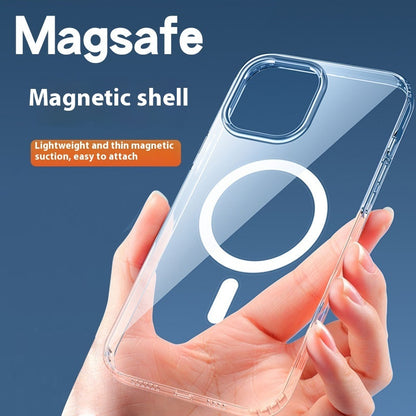 PC Transparent Magnetic Wireless Charger Protective Case Phone Case Rusoft Innovation