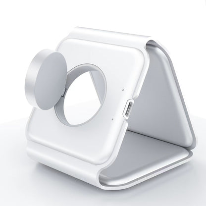 Soporte Móvil 3 en 1 con Carga Inalámbrica Magnética – Plegable y Multifuncional