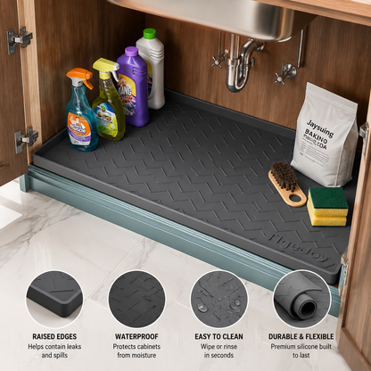 Waterproof Under Sink Mat | Cabinet Protector & Pet Mat Rusoft Innovation