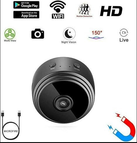 A9 Mini Wireless Security Camera – HD, Motion Detection, UAE Shipping Only Rusoft Innovation