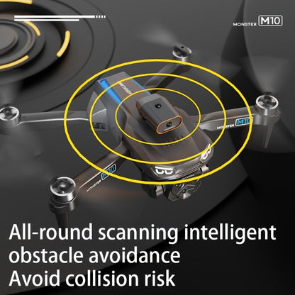 M10 Drone With Screen Control, Brushless Remote Control, Foldable Optical Flow Positioning  Toy Rusoft Innovation