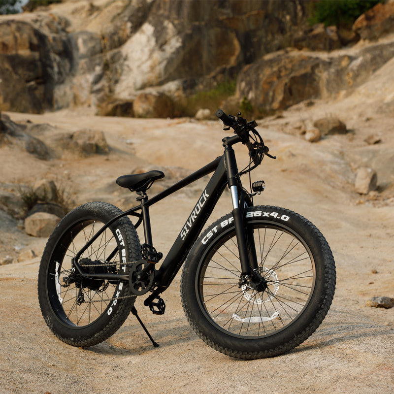 Professional Electric Bike For Adults, 26 X 4.0 Inches Fat Tire Electric Mountain Bicycle, 1000W Motor 48V 15Ah Ebike For Trail Riding, Excursion And Commute, UL And GCC Certified Rusoft Innovation