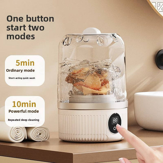 Underwear Washer, Portable Mini Washing Machine, Upgraded Mini Washings Machines, Rechargeable Cordless Washing-Machine, Laundry Cup For Bra, Underwear, Socks. Rusoft Innovation