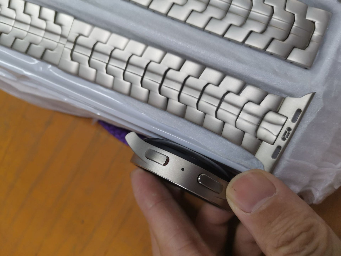 Suitable For Titanium Alloy Watch Strap Iron Man Safety Catch Titanium Band Metal Strap Rusoft Innovation