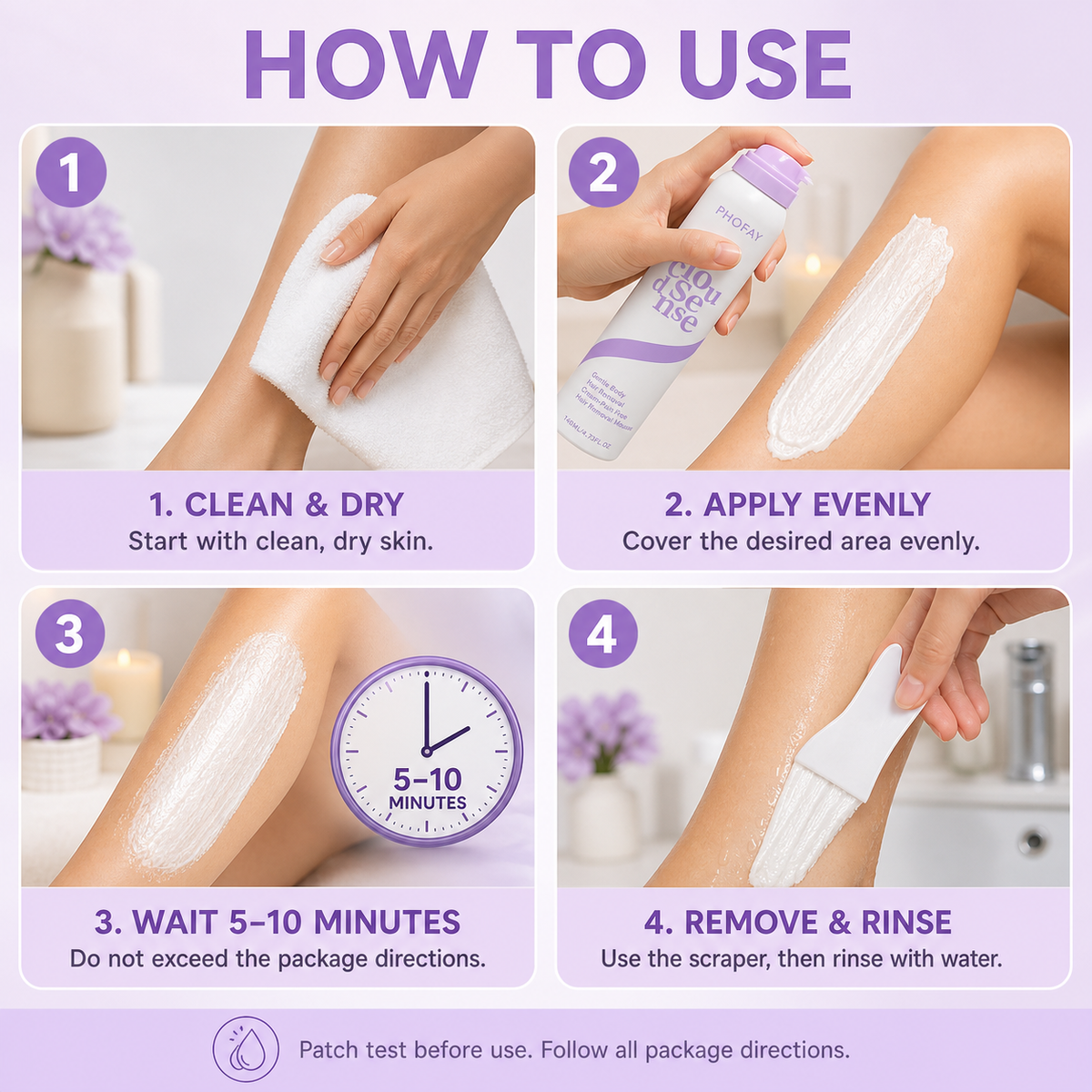 PHOFAY Smooth™ Hair Removal Spray Rusoft Innovation