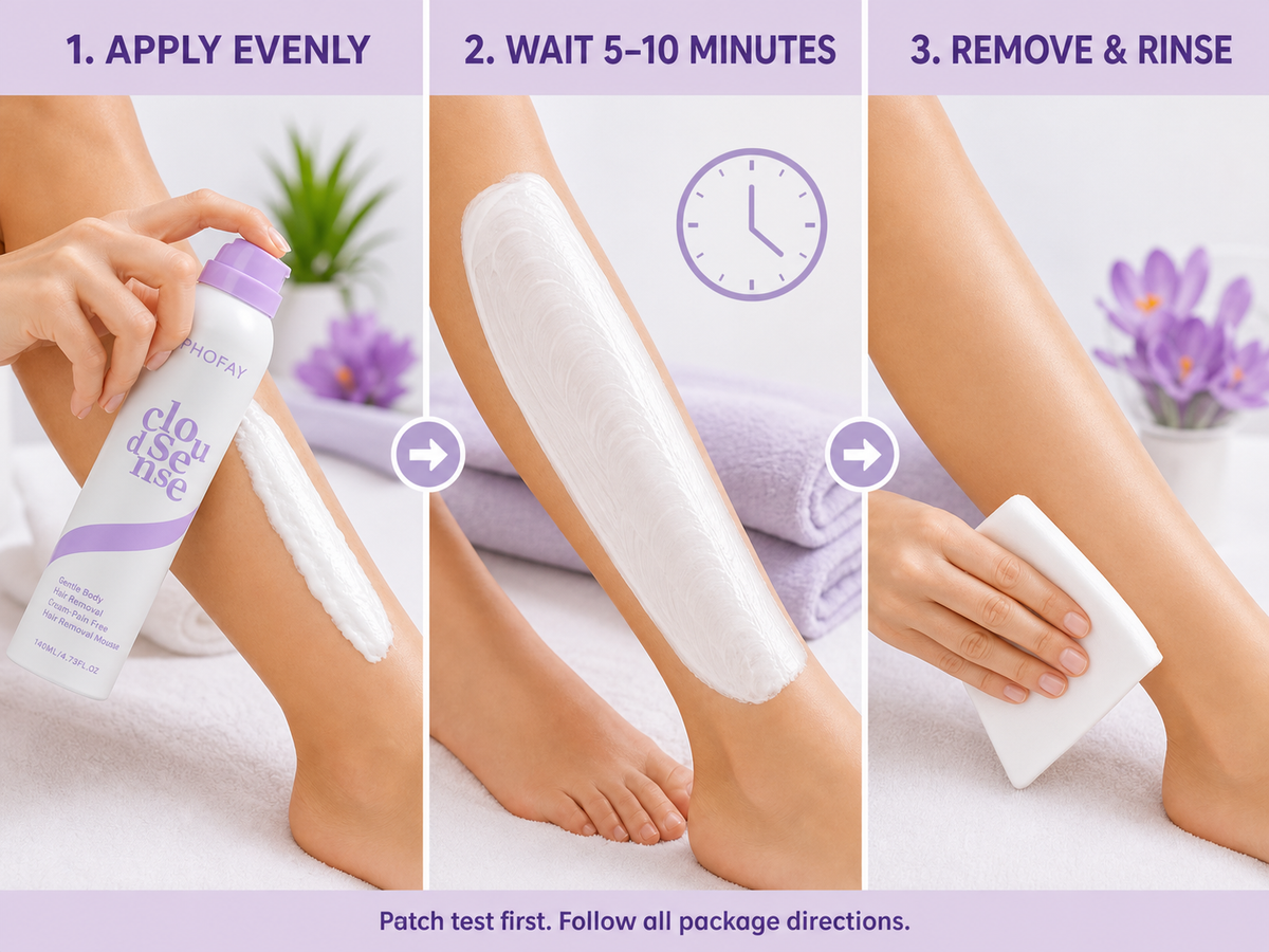 PHOFAY Smooth™ Hair Removal Spray Rusoft Innovation