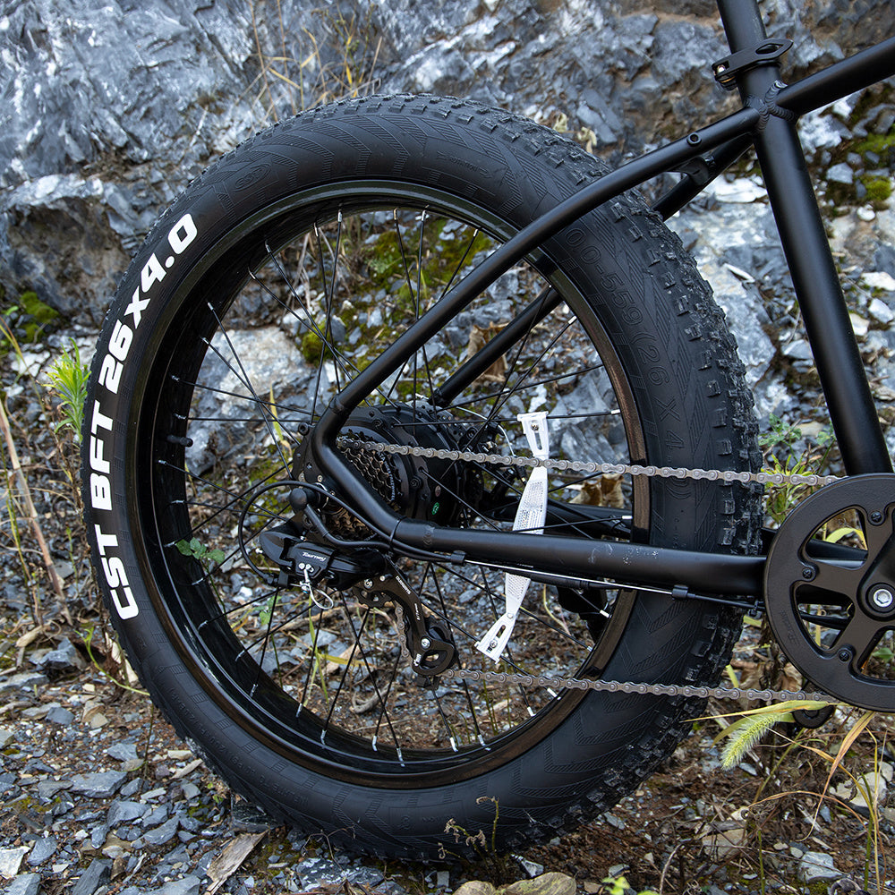 Professional Electric Bike For Adults, 26 X 4.0 Inches Fat Tire Electric Mountain Bicycle, 1000W Motor 48V 15Ah Ebike For Trail Riding, Excursion And Commute, UL And GCC Certified Rusoft Innovation