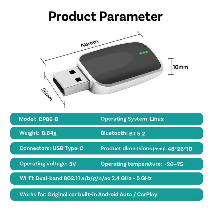 Android Auto Dual Channel USB Drive – Conexión Rápida y Estable Rusoft Innovation
