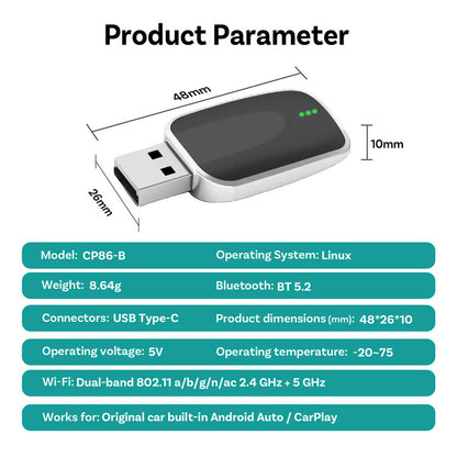 Android Auto Dual Channel USB Drive – Conexión Rápida y Estable Rusoft Innovation