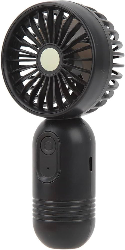 Mini Ventilador Portátil USB Recargable – 3 Velocidades Silencioso, Ventilador de Mano de Viaje para Oficina, Hogar, Camping y Exterior  Rusoft Innovation