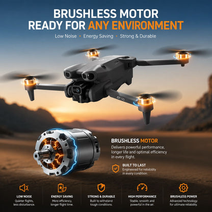 GT50 4K AI Camera Drone with HD Screen Controller Rusoft Innovation